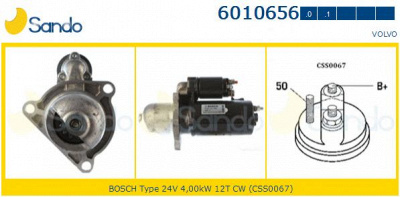 SANDO 60106561 - Стартер