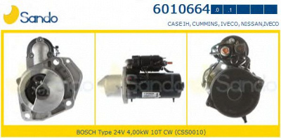 SANDO 60106640 - Стартер