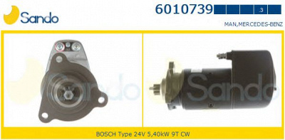 SANDO 60107393 -  Стартер