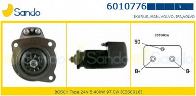 SANDO 60107763 - Стартер