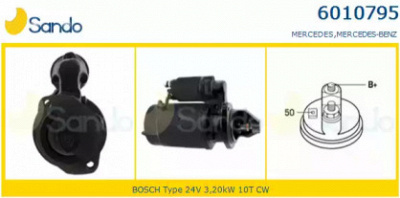 SANDO 60107950 - Стартер