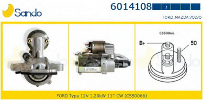 SANDO 60141081 - Стартер
