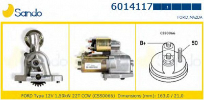 SANDO 60141171 - Стартер