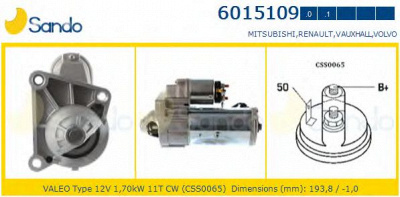 SANDO 60151091 -  Стартер
