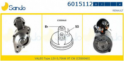 SANDO 60151120 - Стартер