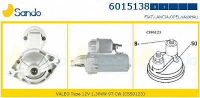SANDO 60151381 -  Стартер