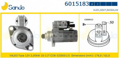 SANDO 60151831 - Стартер