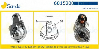 SANDO 60152081 - Стартер