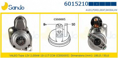 SANDO 60152101 -  Стартер
