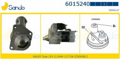 SANDO 60152402 - Стартер