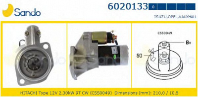 SANDO 60201330 -  Стартер