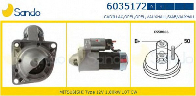 SANDO 60351721 -  Стартер