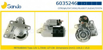 SANDO 60352461 -  Стартер