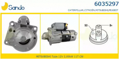 SANDO 60352971 - Стартер