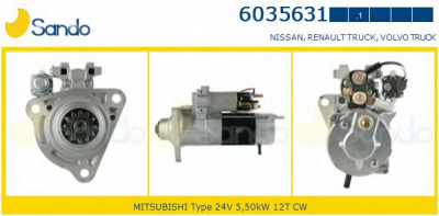 SANDO 60356311 - Стартер