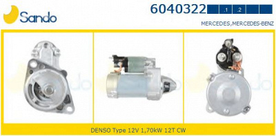 SANDO 60403221 - Стартер
