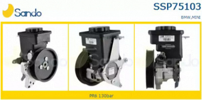SANDO ssp751031 -  Гидравлический насос, рулевое управление