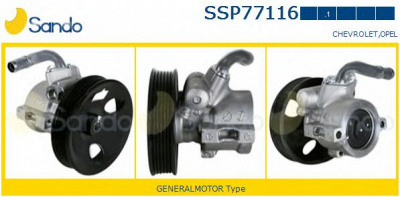 SANDO ssp771161 -  Гидравлический насос, рулевое управление