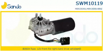 SANDO swm101190 -  Двигатель стеклоочистителя