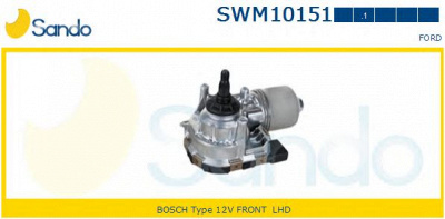 SANDO swm101511 -  Двигатель стеклоочистителя