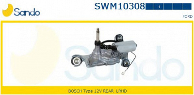 SANDO swm103081 -  Двигатель стеклоочистителя