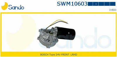SANDO swm106031 - Двигатель стеклоочистителя