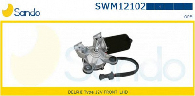 SANDO swm121021 - Двигатель стеклоочистителя
