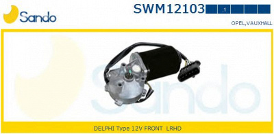 SANDO swm121031 -  Двигатель стеклоочистителя