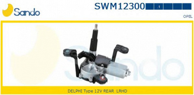 SANDO swm123001 - Двигатель стеклоочистителя