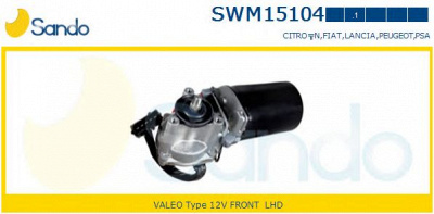 SANDO swm151041 -  Двигатель стеклоочистителя