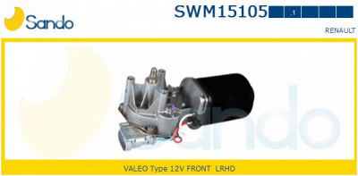 SANDO swm151051 -  Двигатель стеклоочистителя