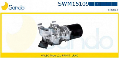 SANDO swm151091 -  Двигатель стеклоочистителя