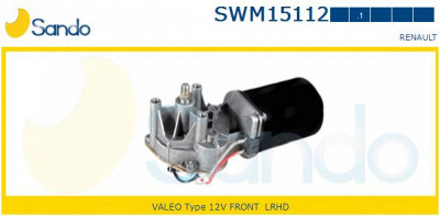 SANDO swm151121 - Двигатель стеклоочистителя