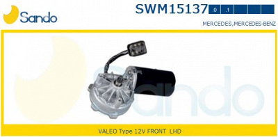 SANDO swm151370 -  Двигатель стеклоочистителя
