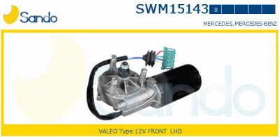 SANDO swm151430 -  Двигатель стеклоочистителя