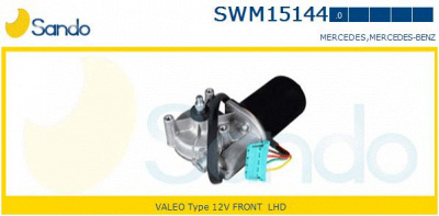 SANDO swm151440 -  Двигатель стеклоочистителя