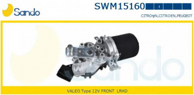 SANDO swm151601 -  Двигатель стеклоочистителя