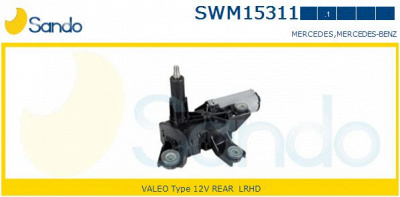 SANDO swm153111 -  Двигатель стеклоочистителя
