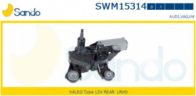 SANDO swm153140 - Двигатель стеклоочистителя