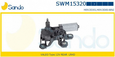 SANDO swm153201 -  Двигатель стеклоочистителя