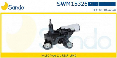 SANDO swm153260 -  Двигатель стеклоочистителя