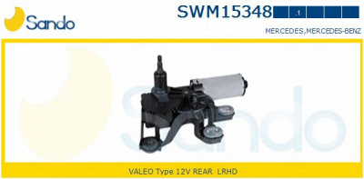 SANDO swm153481 -  Двигатель стеклоочистителя