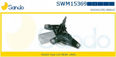 SANDO swm153691 -  Двигатель стеклоочистителя