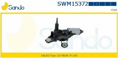SANDO swm153721 -  Двигатель стеклоочистителя