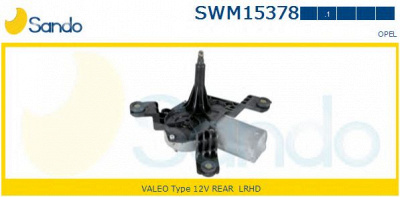 SANDO swm153781 - Двигатель стеклоочистителя