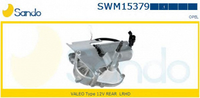SANDO swm153791 - Двигатель стеклоочистителя