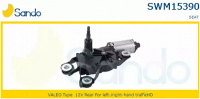 SANDO swm153901 -  Двигатель стеклоочистителя
