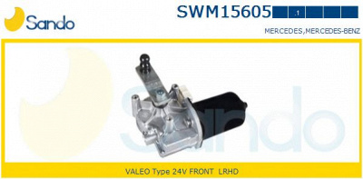 SANDO swm156051 -  Двигатель стеклоочистителя