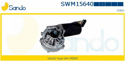 SANDO swm156401 - Двигатель стеклоочистителя