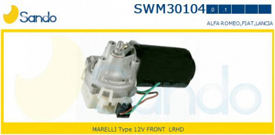 SANDO swm301040 -  Двигатель стеклоочистителя